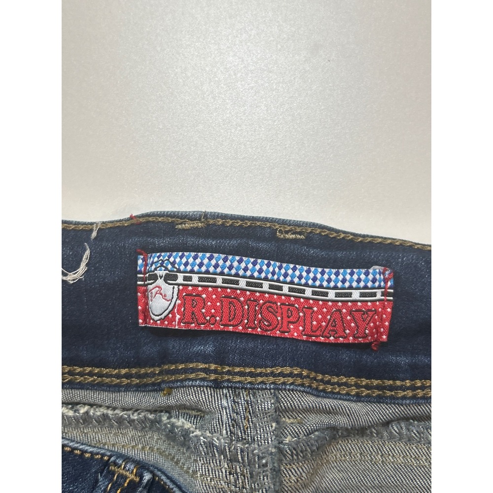 R.DISPLAY Jeans Denim Skinny Fit Cropped Blue‎ Jeans **READ** - Picture 3 of 8